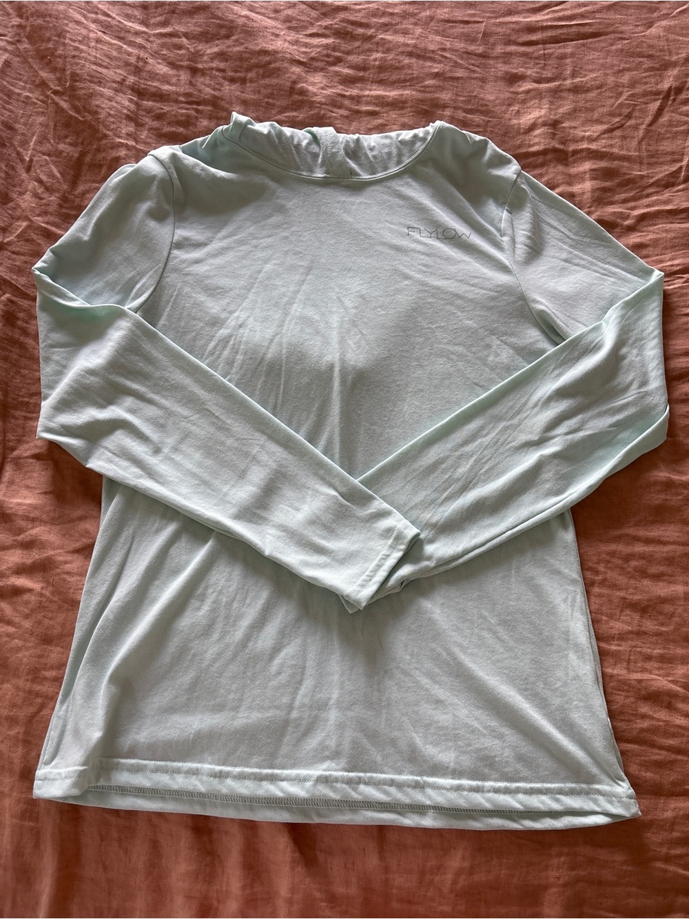 Flylow Women's Light Mint Long-Sleeve Hoodie Tee